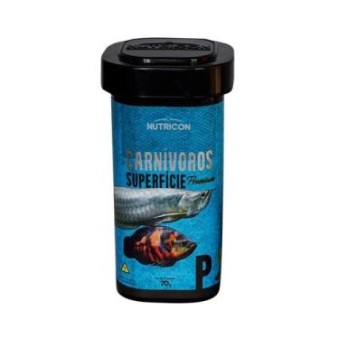 Imagem de Ração Nutricon Carnivoros Superfície para Peixes - 70g - Nutricon Pet