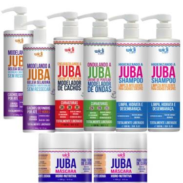 Imagem de Kit Shampoo Geleia Máscara Encaracolando Ondulando Juba - Widi Care