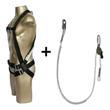Imagem de Cinto Segurarança Paraquedista + Talabarte Em Corda 12mm - DGmaster, P