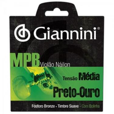Imagem de Encordoamento para Violao GENWBG Serie MPB NYLON Media Giannini