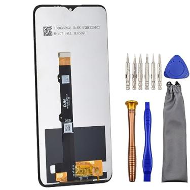 Imagem de Substituição completa do conjunto de digitalizador LCD de tela para Motorola Moto G50 Motorola Moto G50 XT2137-1 XT2137-2 Preto 6,5 polegadas