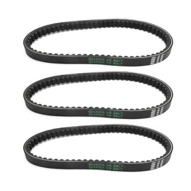 Imagem de laffoonparts 3 peças 669-18-30 correia de transmissão, substituição para 4 tempos 49CC 50CC GY6 139QMB 1P39QMB capa longa motor scooter ATV Go Kart Moped, substituição para Roketa, substituição para