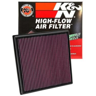 Imagem de K&N Filtro de ar do motor: Alto desempenho, premium, lavável, filtro de substituição: Compatível com Opel/Holden/Vauxhall/Buick/Chevy (Zafira Tourer, Astra J, MK6, PJ, Verano, Cruze), 33-2966
