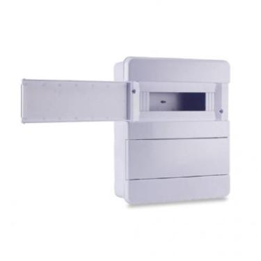 Imagem de Quadro Distribuição Embutir Forceline Branca 24 Disjuntor Din