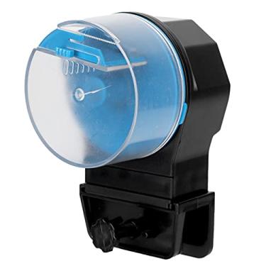 Imagem de Alimentador Automático de Peixes, Alimentador de Peixes de Aquário Seco Gr N Flexível Conveniente Alimentador de Alimentos de Aquário para Tanque de Peixes (Azul)