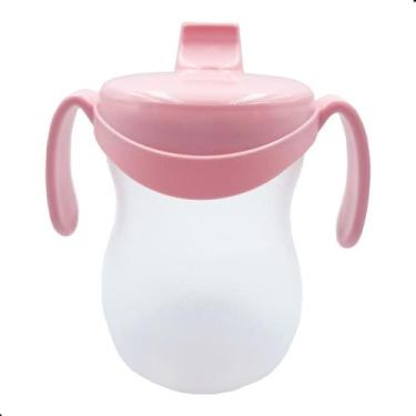 Imagem de Copo Infantil Com Bico e Alça Baby 310ml Sanremo, Rosa