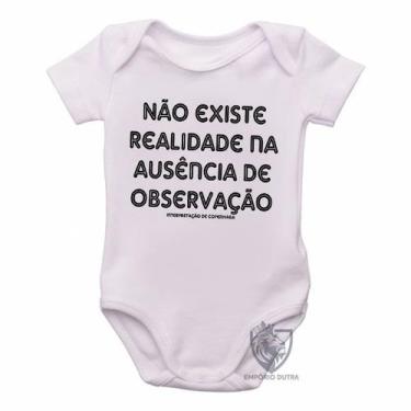 Imagem de body nenê criança roupa bebê Interpretação de Copenhaga - Empório Dutr