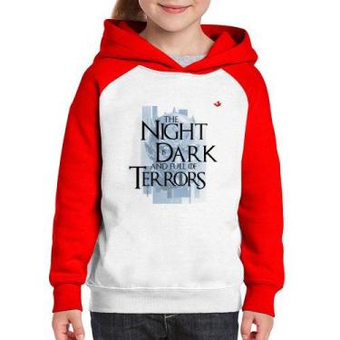 Imagem de Moletom Infantil The night is dark and full of terrors - Foca na Moda,
