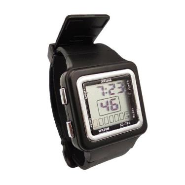 Imagem de Relógio infantil Criança Digital quadrado pulso Prova D'água - HHW, Pr