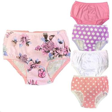 Imagem de Kit 5 Calcinha Infantil Menina Juju - Maramiss Moda Íntima, M