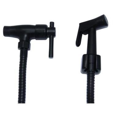 Imagem de Ducha Higiênica 100% Metal 1/4 De Volta Black Matte - MONTELAR