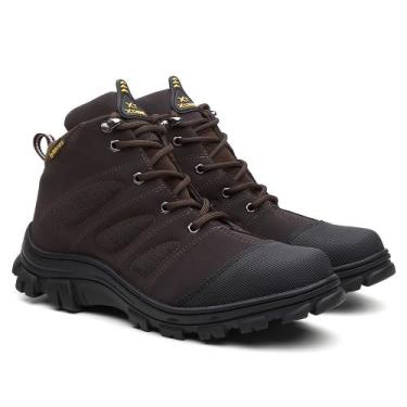 Imagem de Bota Adventure Masculino Preto Coturno Confortável e Estiloso Resisten