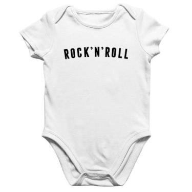 Imagem de Body Bebê Algodão Rock 'n' Roll - Foca na Moda, Branco, G