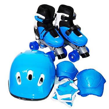 Imagem de Patins ImportWay BW017 C/Kit de Proteção Azul - 31/34