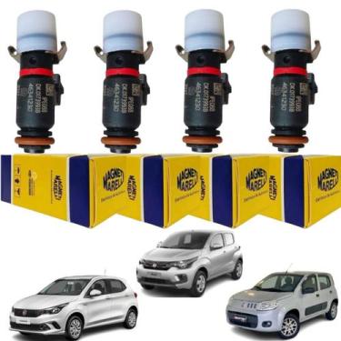 Imagem de 4 Bicos Injetores Fiat Uno Mobi Argo 1.0 3CC IPE088 Magneti - Magneti 