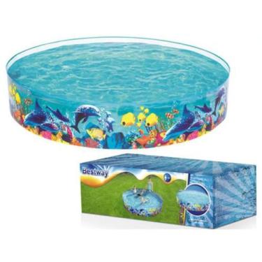 Imagem de Piscina Infantil Inflável Rígida Grande Fundo do Mar 946 Litros - Best