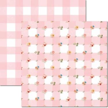 Imagem de Papel para Scrapbook Sandra Família Arte Fácil Flowers 10 - SC-794