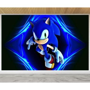 Imagem de Painel de Festa do Sonic - Shopp Adesivos