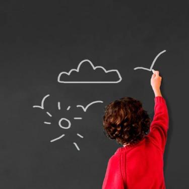 Imagem de adesivo de parede preto fosco lousa - shopp do adesivo 