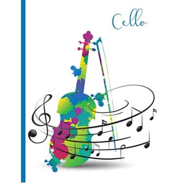 Imagem de Musical Instrument : Cello: 8.5 x 11 College Ruled Notebook