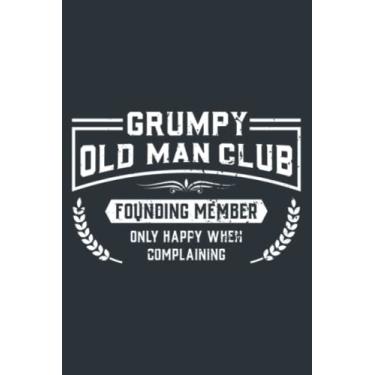 Imagem de Grumpy Old Man Club Founding Member - Golf Grandpa Funny: Notebook A5 size (6 inch wide x 9 inch high)