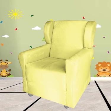 Imagem de Poltrona de Amamentar Sala Quarto Escritorio Stella Amarelo