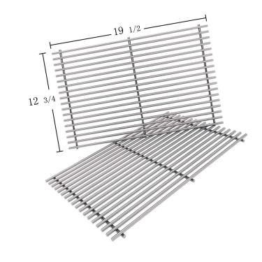 Imagem de Htanch SG528(2-Pack) 19 1/2" 18 Cross rods Stainless Steel Cooking Grates for Weber Genesis E-310 E-320 E-330 S-310 S-320 S-330 EP-320 ESP-310 ESP-320 Gas Grills,DCS and Uniflame Gas Grill Models