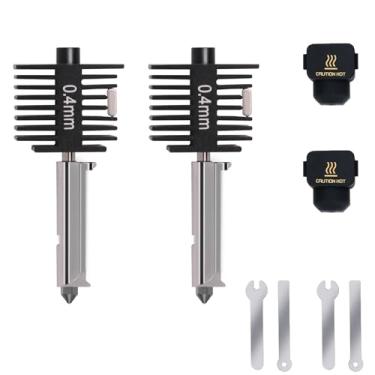 Imagem de KOYOFEI Kit De Atualização De Hotend 2Pcs A1 Mini, Kit De Bloco De Aquecimento De Cabeça De Impressão De Impressora 3D Com Bico De Aço Temperado De 0,4 Mm E Meias De Silicone Para Bambu Lab A1/A1 Mini