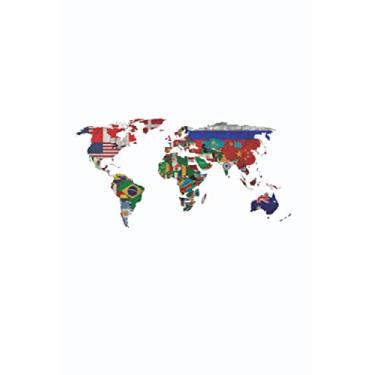 Imagem de Reisetagebuch, Travelbook A5, weiß: 120 Seiten, 6x9 Inc., Tagebuch, Reise, Travel, Welt, Weltkarte, Wanderlust, Weltenbummler, Abenteuer, Erlebnisse, ... Ideenbuch, Schreibheft, Traveltagebch