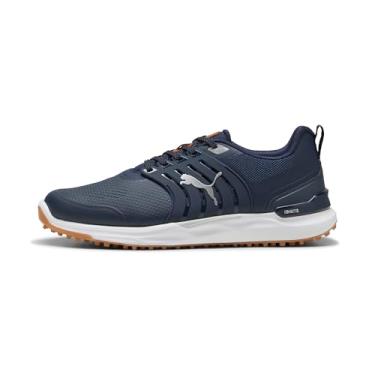 Imagem de PUMA Tênis de golfe masculino Ignite Elevate 2, Deep Navy-Puma Prata Goma, 39