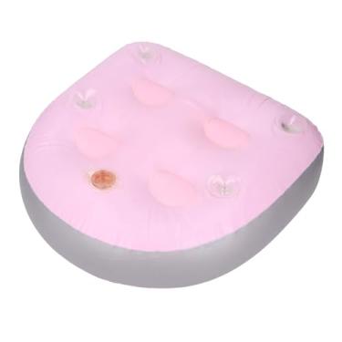 Imagem de Assento Elevatório Inflável para Banheira de Hidromassagem, Almofada de Assento Elevatória para Banheira de Hidromassagem Com Ventosas Antiderrapantes, Assento Elevatório de Spa