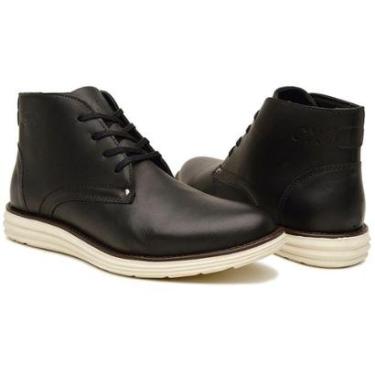 Imagem de Bota Coturno Polo work de Couro Cano Medio Galsax Confortavel Masculino-Masculino
