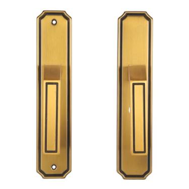 Imagem de Maçaneta da Porta L Bronze Cor Pura Porta de Cobre Alça