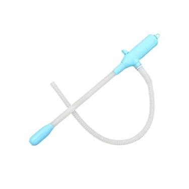 Imagem de homwowo Transferência de óleo eficiente facilitada com tubo de extração de óleo de motocicleta, bomba portátil de bateria, extrator de óleo ABS