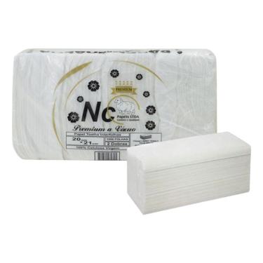 Imagem de Toalha Interfolha 100% Celulose (20x21 Cm.) C/ 1000 Un.