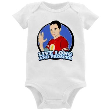 Imagem de Body Bebê Sheldon Spock - Foca na Moda, Branco, GG