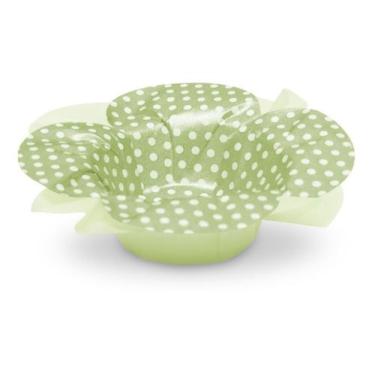 Imagem de 120 Forminhas Para Doces Finos Poás - Camélia - Fitas e Festas, Verde-