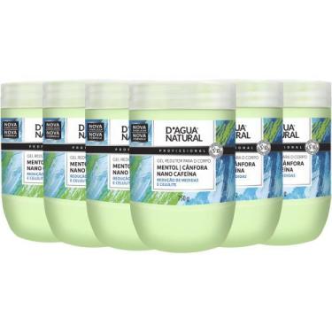 Imagem de 6 Gel Redutor Corporal Crioterapia Cafeina 750g D'agua natural - D'Águ