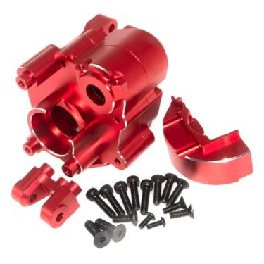 Imagem de Gearbox Case Compatible with Arrma 1/5 Kraton 8S Upgrade & Outcast 8S Rc Car Aluminum Alloy Middle Transmission Gear Box Housing Shell Part(Red)