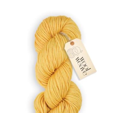 Imagem de Woolweave Fio penteado – 100% fio de lã merino extrafina para tricô e crochê – tingido à mão, ultramacio e quente – novelo de 100 g, 180 metros – lavável na máquina