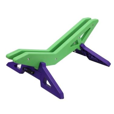 Imagem de Suporte de chão de bicicleta, suporte de estacionamento rápido para bicicletas de montanha (violeta verde)