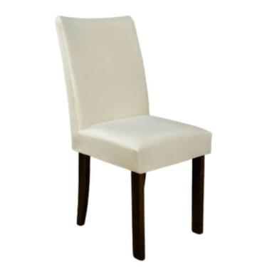 Imagem de Kit 6 Capa de Cadeira Spandex Mesa Sala Jantar Creme - Charme do Detal