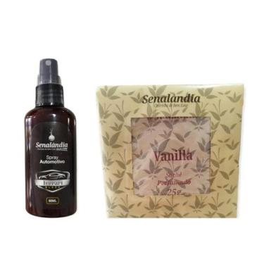 Imagem de Kit Carro Novo Perfumado com 1 Aromatizador Automotivo 60ml + 1 Sachê 