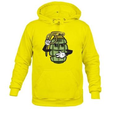 Imagem de Moletom 100% Algodão Canguru Granada - Surprass, Amarelo, GG