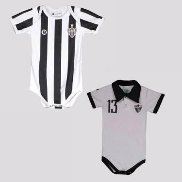 Imagem de Kit Atlético Mineiro Bodys Jogo - Torcida Baby, GG