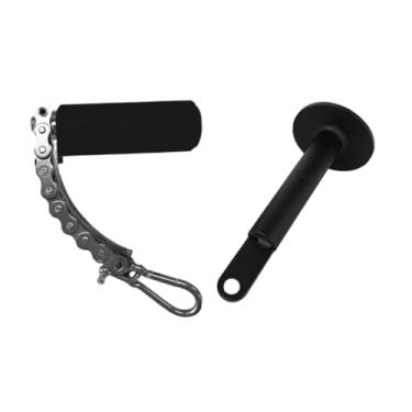 Imagem de Dynwave ARM Wrestling Handle Treinamento Equipamento de pulso Destalando o dispositivo de braço de braço do braço do pulso Exerciser para o braço do antebraço, com Suporte para Pratos