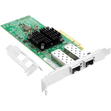 Imagem de Vogzone Placa de rede PCI-E de 25 Gb para Broadcom BCM57414, portas duplas SFP28 1GbE/10GbE/25GbE, com chip Broadcom BCM57414B, adaptador Ethernet PCI Express 3.0 X8 de 25 GbE compatível com Windows