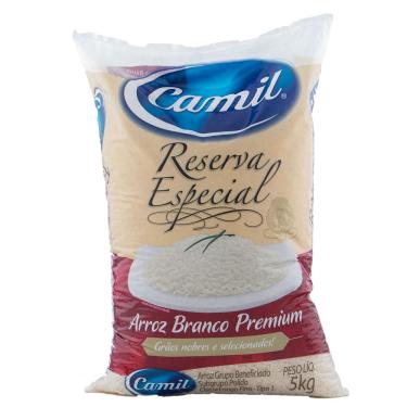 Imagem de Arroz branco reserva especial camil 5kg