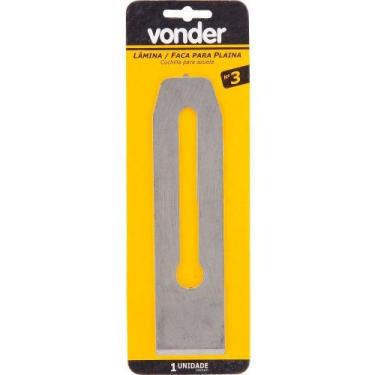 Imagem de Lâmina Faca Para Plaina Manual Nº 4/5 Vonder
