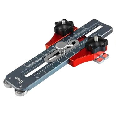 Imagem de Guia de gabarito fino de serra de mesa atualizada para cortar tiras estreitas repetitivas, corte de tiras finas rápido e preciso para ranhuras em T de 0,9 cm x 9,5 cm, compatível com serras de mesa